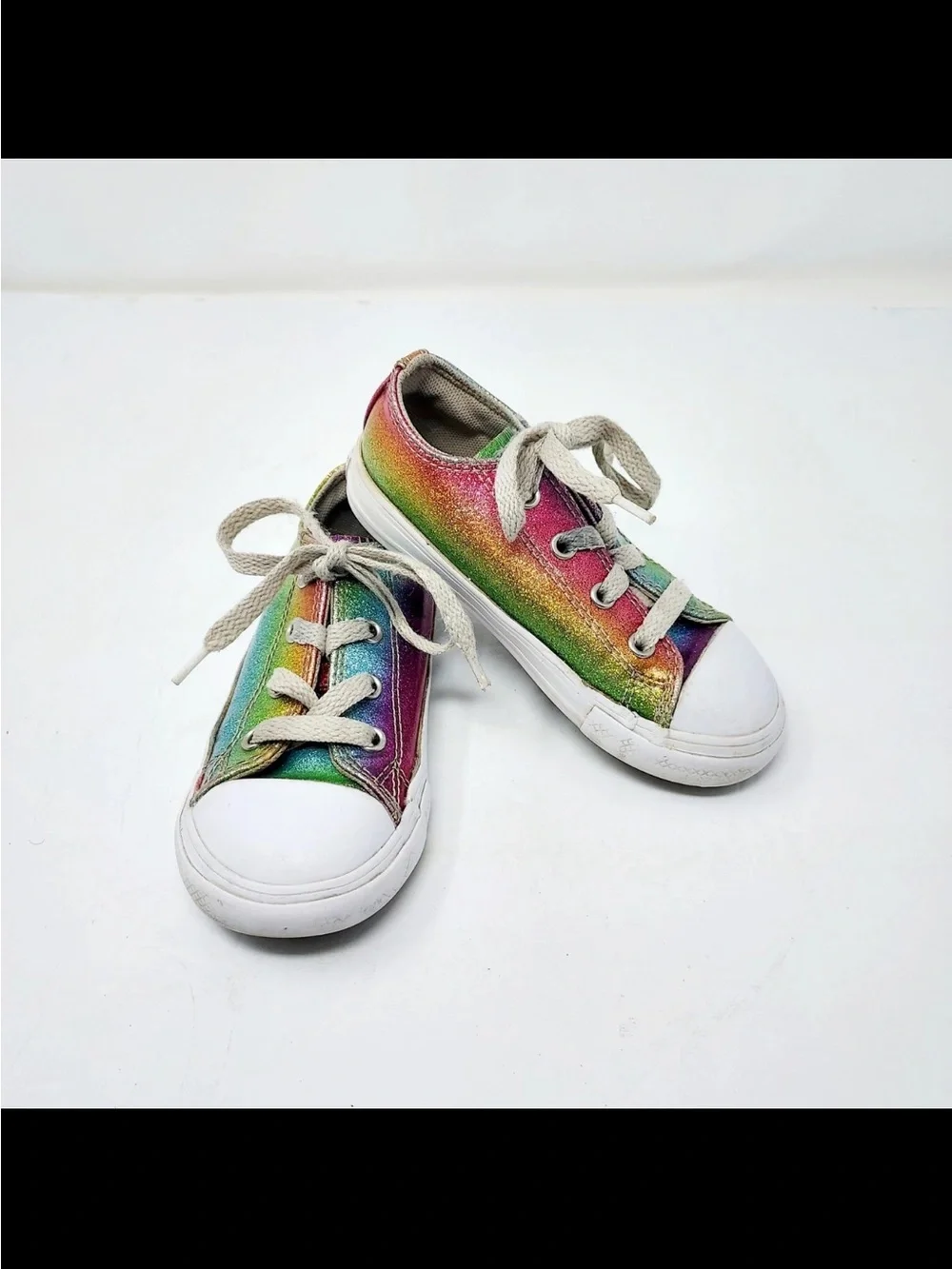 Converse Chuck Taylor All Star Low Top Rainbow  Color Sneaker Youth kids Size 9